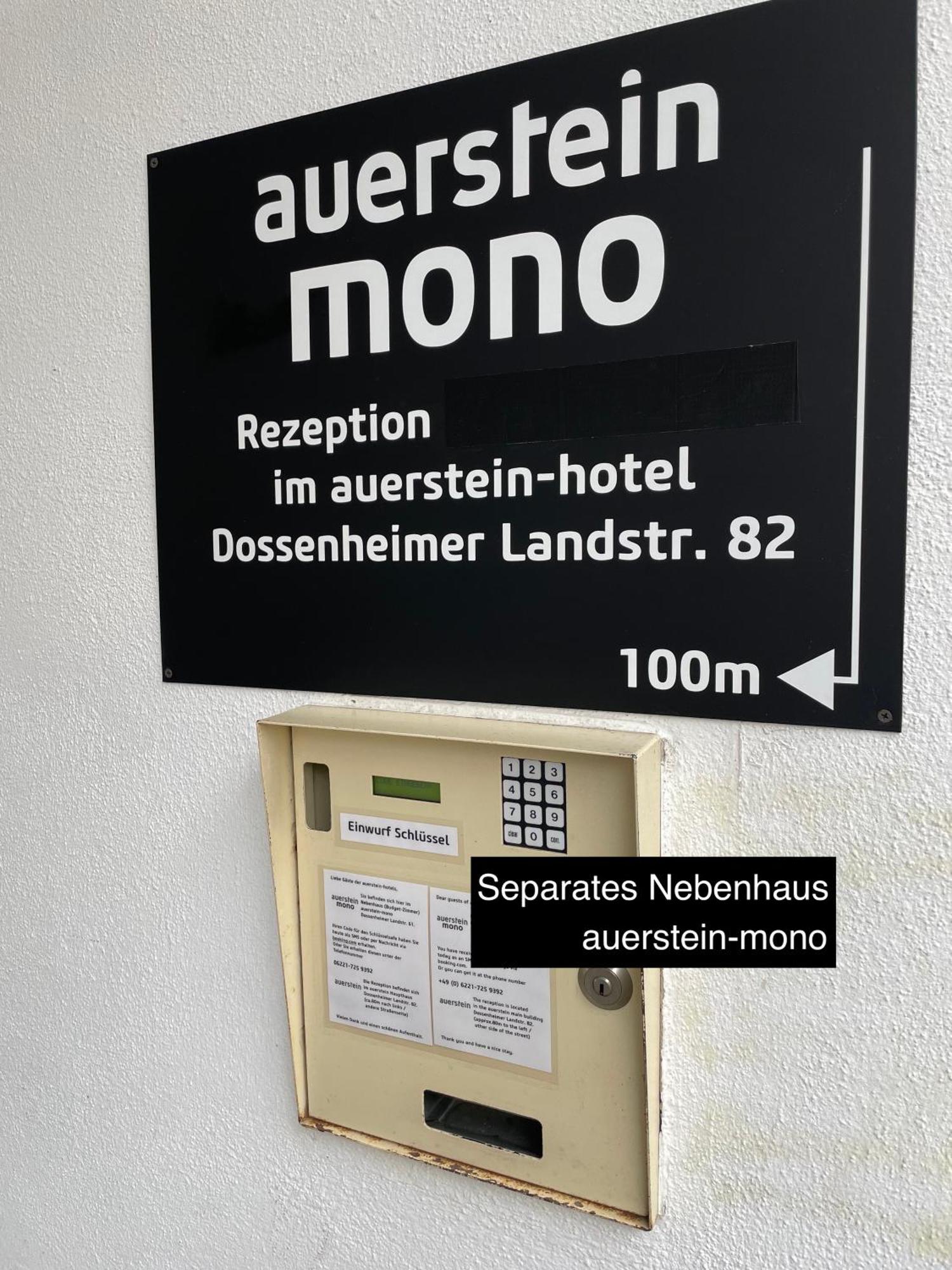 Auerstein-Hotels Auerstein & Auerstein-Mono Heidelberg Exterior photo